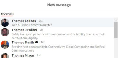 linkedin autocomplete feature can help speed up tasks and help with lead generation