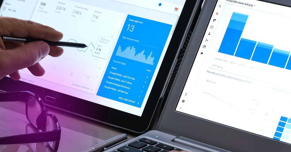 image of google ads and google analytics platforms